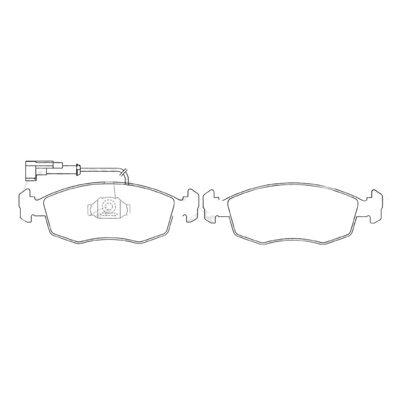 Pastillas Delanteras Fiat Palio 1998 - 2009 Nibk