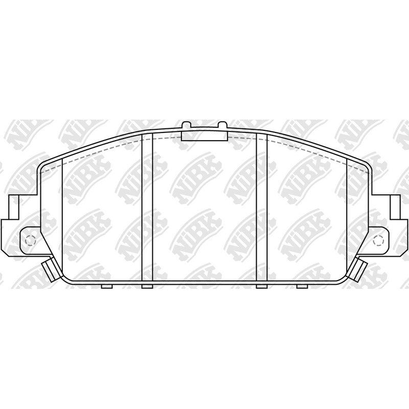 Pastillas Delanteras Honda Accord Hybrid 2.0 2015 - 22 Nibk
