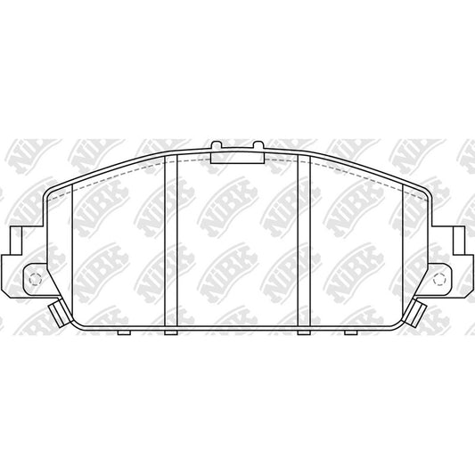 Pastillas Delanteras Honda Accord Hybrid 2.0 2015 - 22 Nibk
