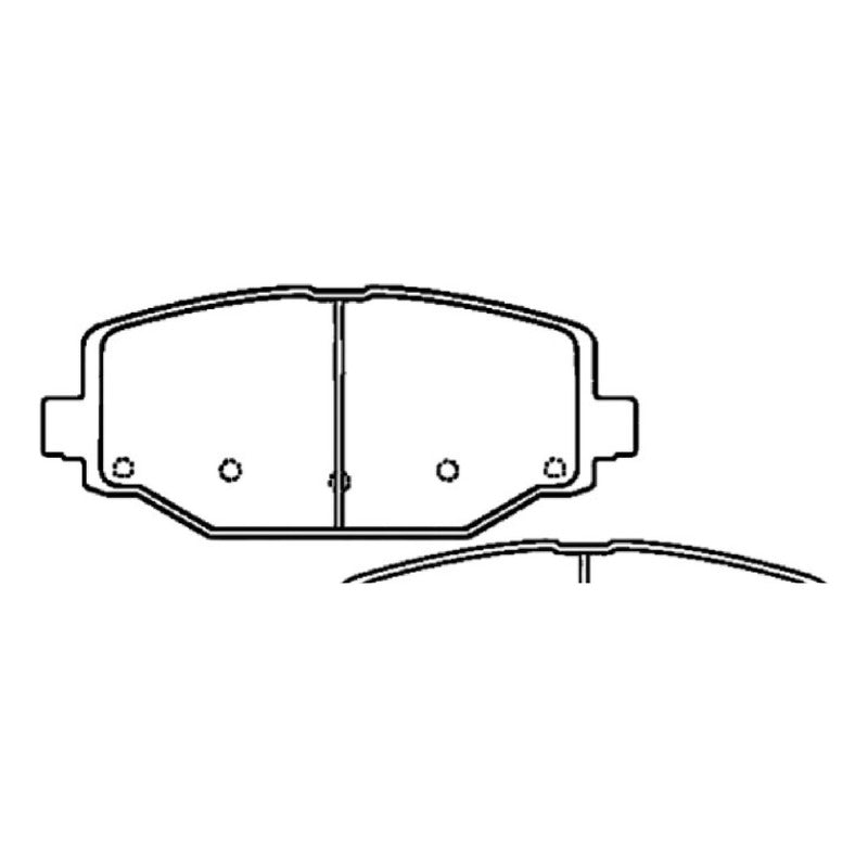 Pastilla Traseras Dodge Journey 2.4 - Caravan 2009 -2020