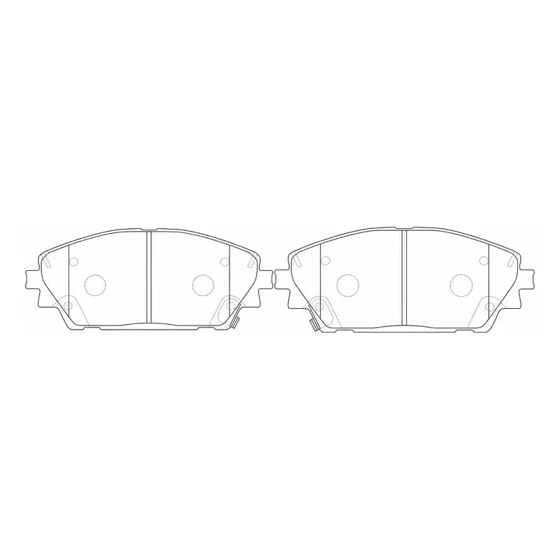 Pastillas Delanteras Mazda 3 2.0 2018-2024 Nibk