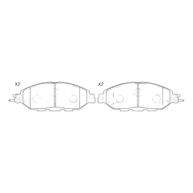 Pastilla Frenos Delantera Ford Ranger 3.2 2012 -2020