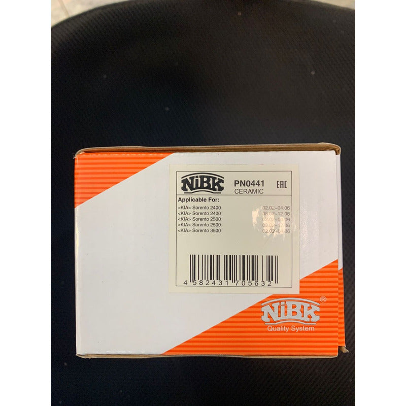 Pastilla Frenos Delanteras Sorento 2.4 2006-2010 Nibk