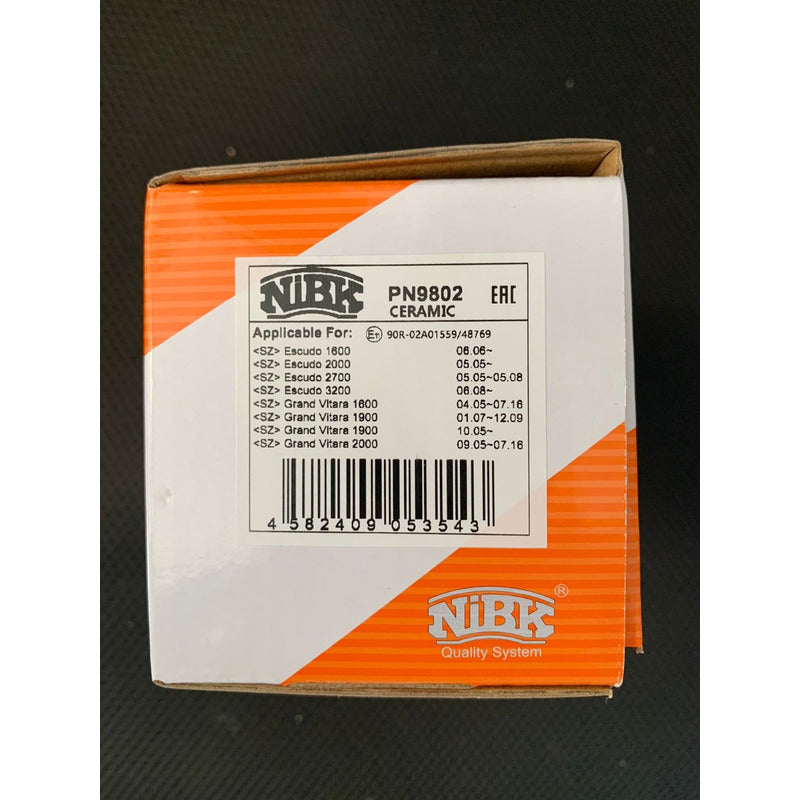 Pastillas Delanteras Para Vitara 2006 En Adelante Nibk
