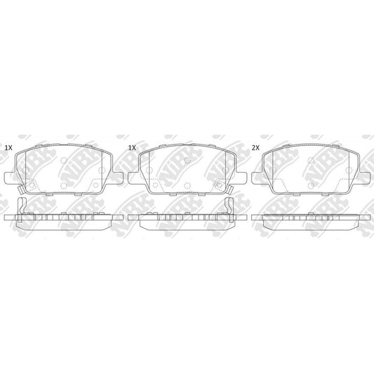Pastillas Delanteras Para Mokka 1.4 2018 - 2020