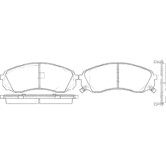 Pastillas De Frenos Delanteras Para Grand Carnival 2006-2014