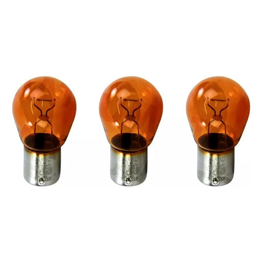 Pack 10 Ampolletas 1016 Ambar Multifuncional-y- ( Baz15d )