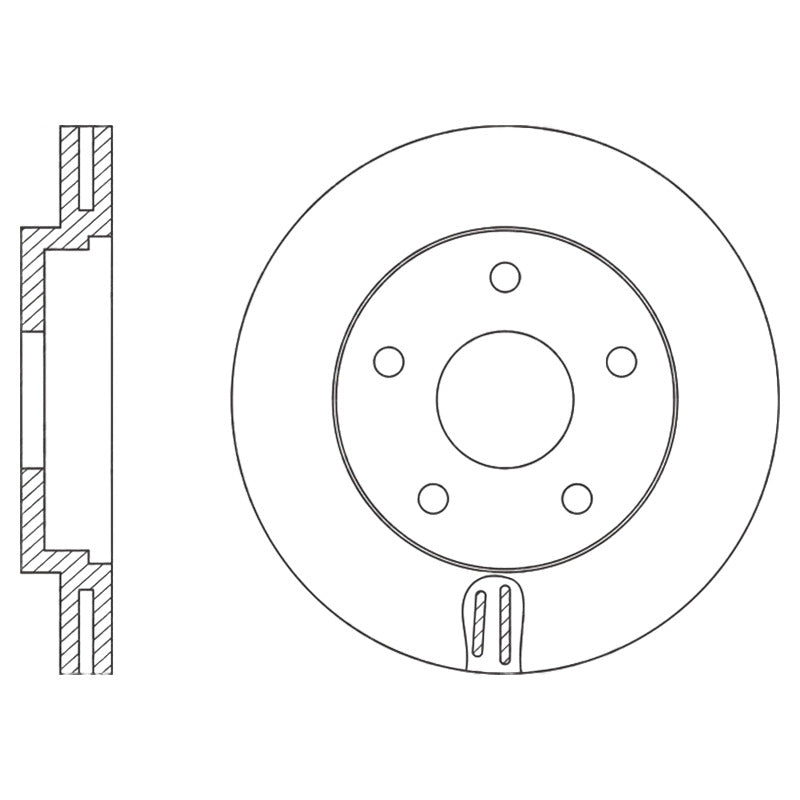 Discos Frenos Delanteros Mitsubishi Outlander 2005 - 2013