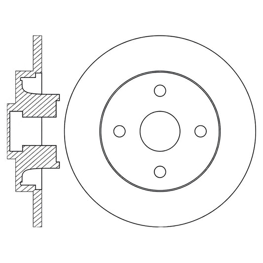 Discos Frenos Traseros Citroen C4 - Ds4 2010 - 2018 Par
