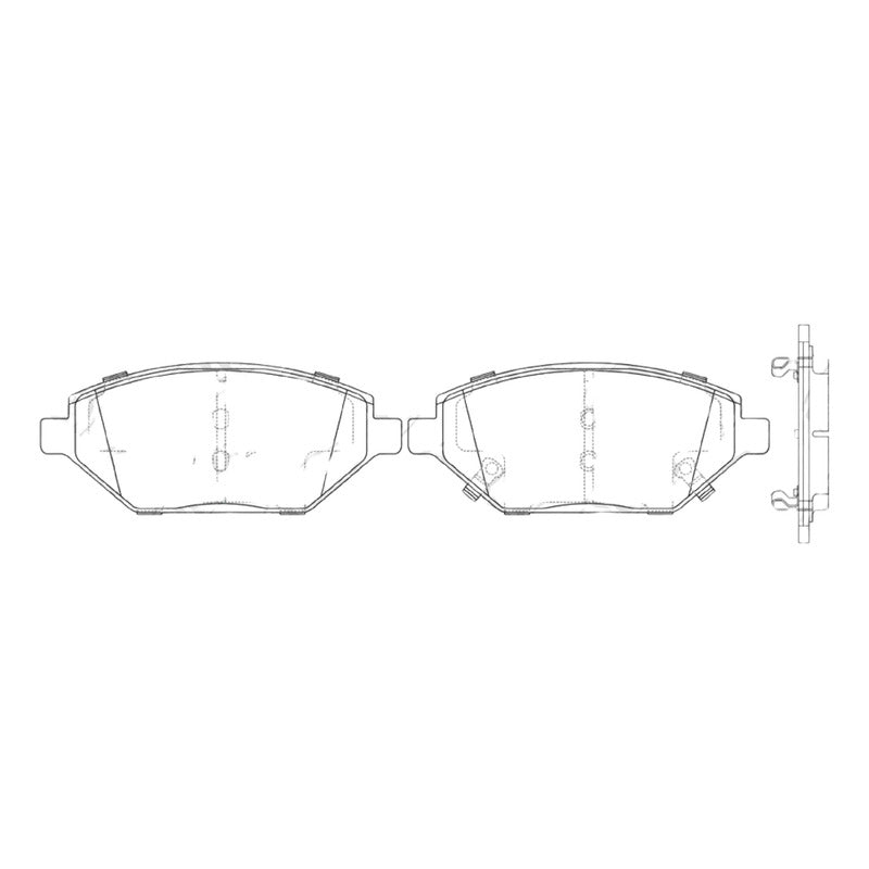 Pastillas Delanteras Para Spark 1.4 2015-2022kingsteel