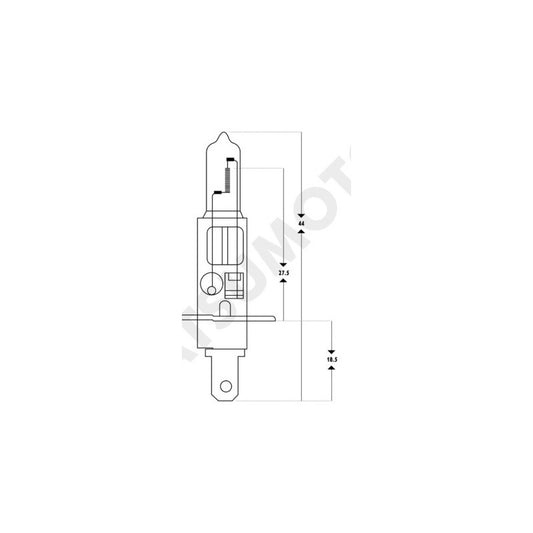 Ampolleta H1 12v/55w Clear 120+ Lezen