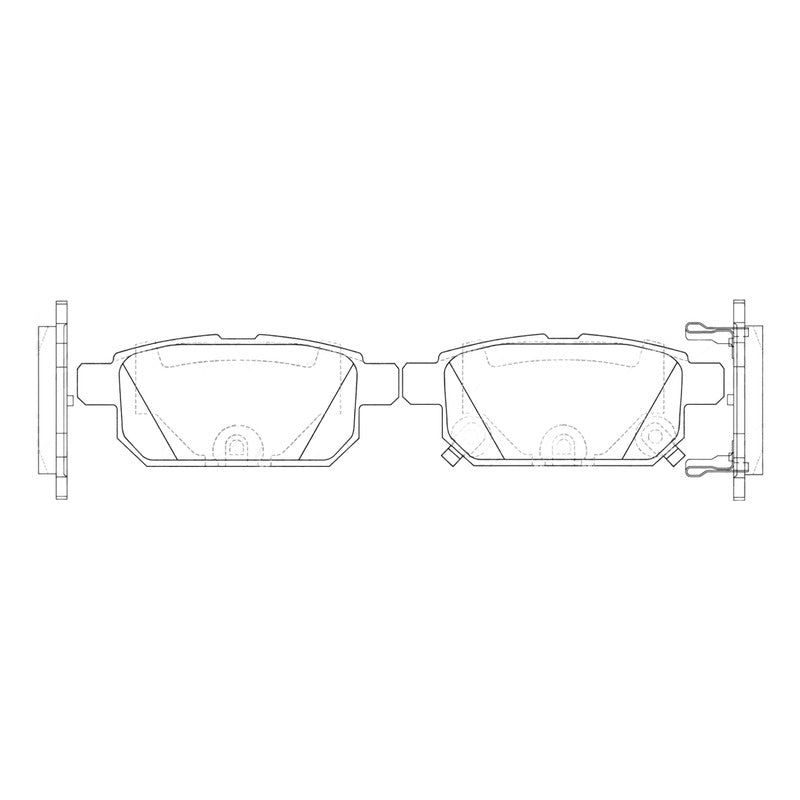 Pastilla Frenos Traseras Suzuki Sx4 Scross 2015-2023