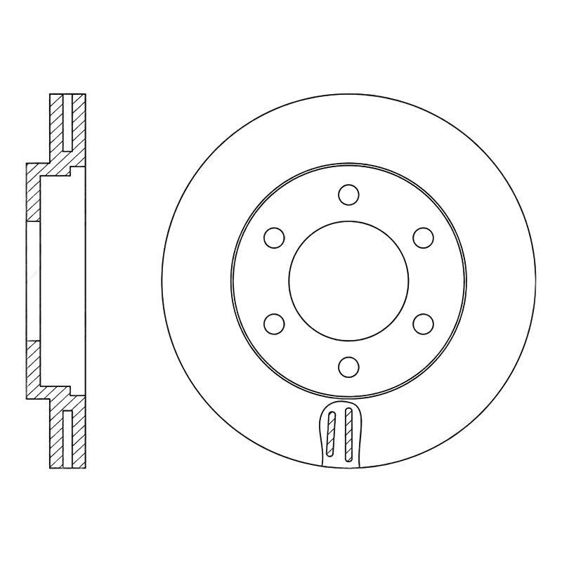 Discos Freno Delanteros Mitsubishi L200 2006 - 2021 Par