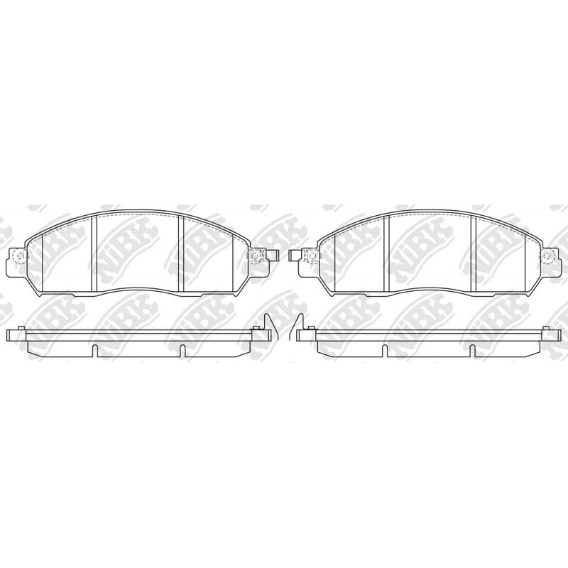 Pastillas Delanteras Renault Alaskan 2.3 2017 - 2021 Nibk
