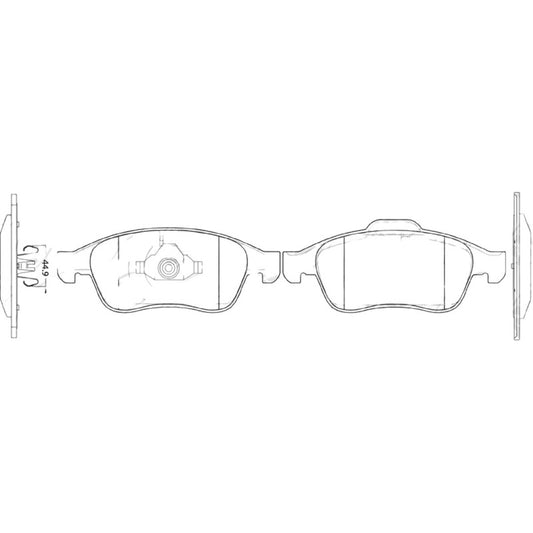 Pastillas De Frenos Delanteras Para Captur 2017-2022