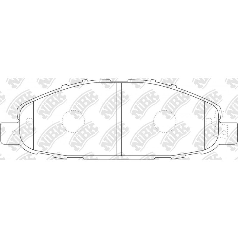 Pastillas Delanteras Nissan Nv350 2012 - 2022 Nibk