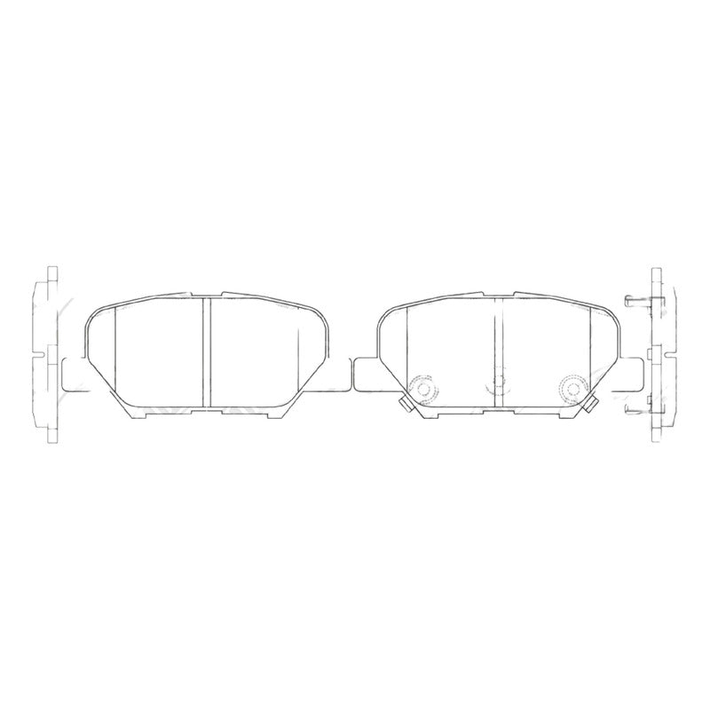 Pastillas De Frenos Traseras Mazda 3-6 2013-2022