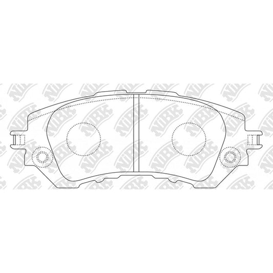 Pastillas Delanteras Para Yaris 1.5 2014-2022 Nibk