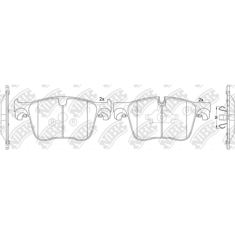 Pastillas Delanteras Para Partner K9 - 3008 2016 - 2022