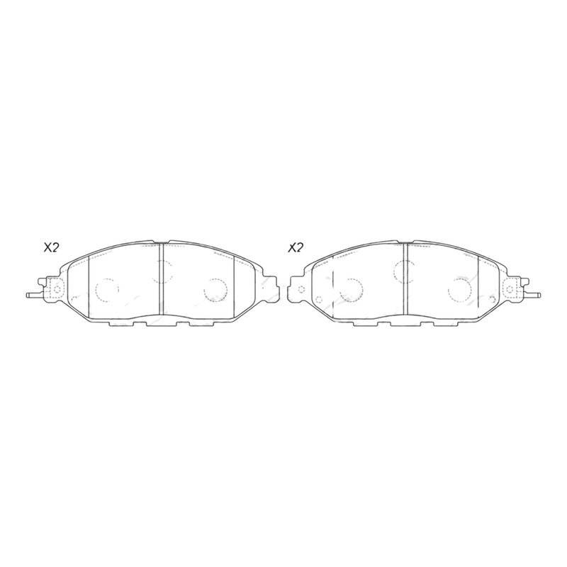 Pastilla Frenos Delantera Nissan Murano 2.5-3.5 2015 -2019