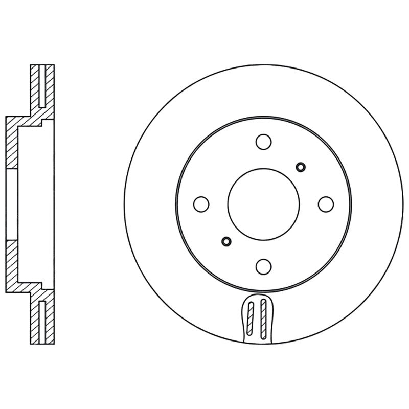 Discos Frenos Delanteros Toyota Yaris 2000 - 2006 Par
