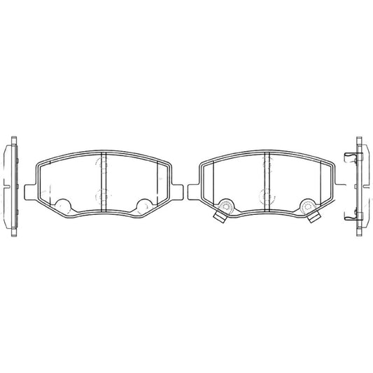 Pastillas De Frenos Delanteras Jac S2 1.5/s3 1.5 2016-2022