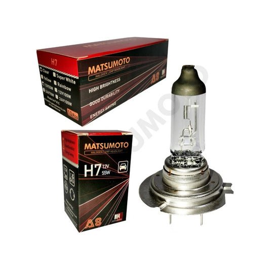 Ampolleta H7 12v/55w Clear Matsumoto
