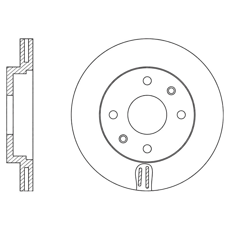 Discos Frenos Delanteros N. Sentra 1.8  2000 - 2007 Par