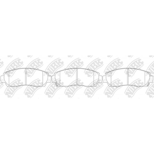 Pastillas Delanteras Changan Cs75 2.0 2019 -2022 Nibk