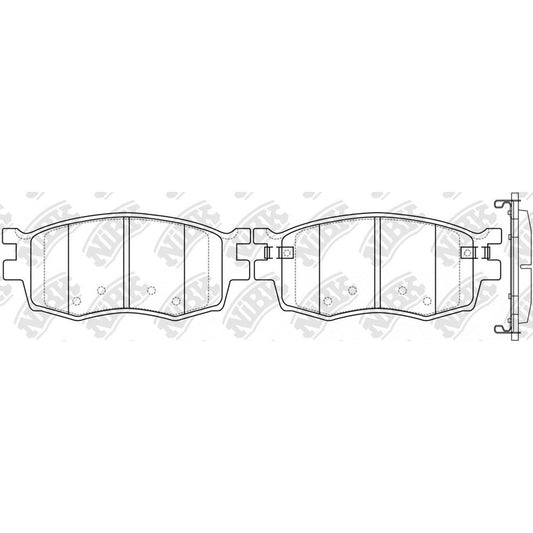Pastillas Delanteras Para New Accent 2006 - 2012 Nibk