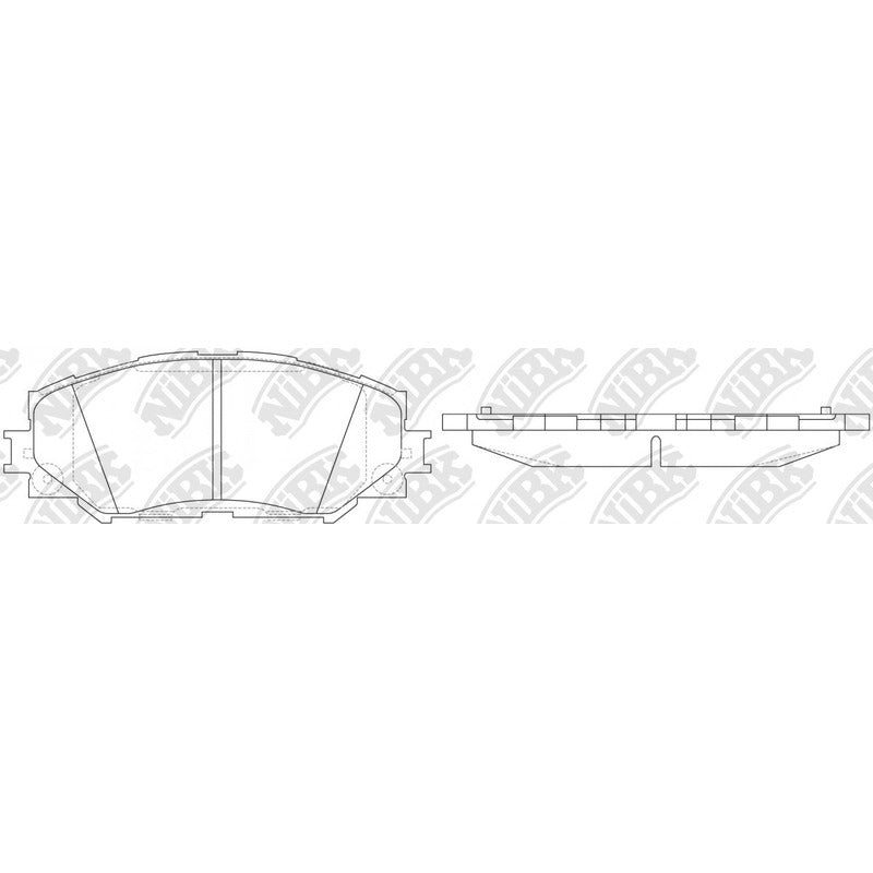 Pastillas Delanteras Toyota Rav 4 2.4 2005 - 2014 Nibk