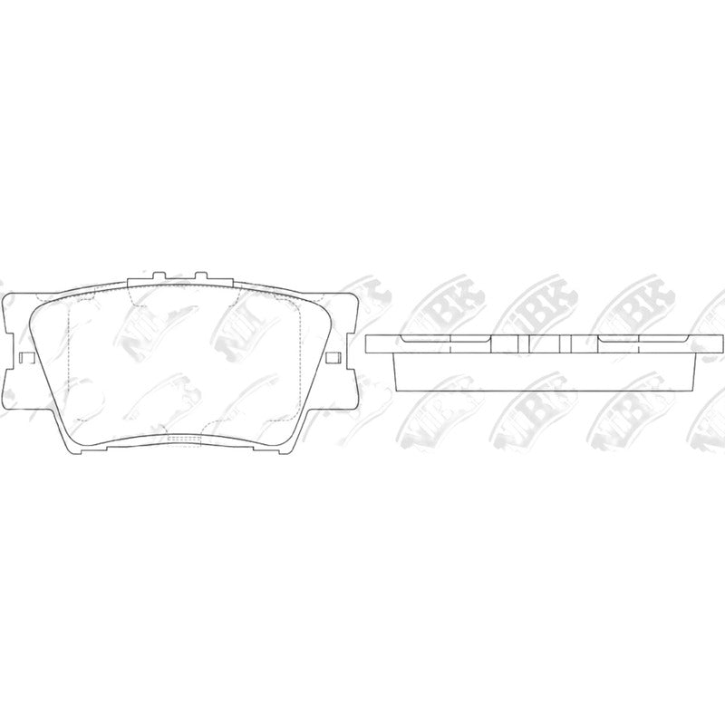 Pastillas De Frenos Traseras Para Rav-4 2006-2019