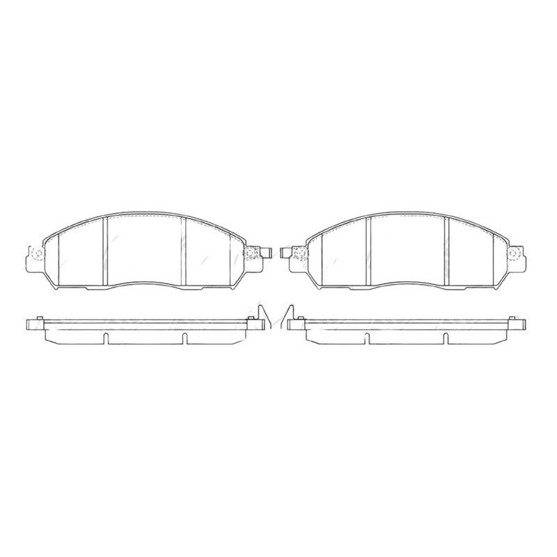 Pastillas De Frenos Delantera Para Alaskan 2.3 2017-2021