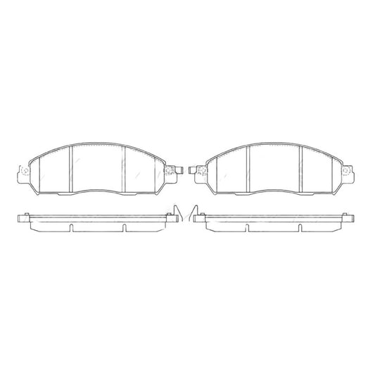 Pastillas De Frenos Delantera Para Alaskan 2.3 2017-2021