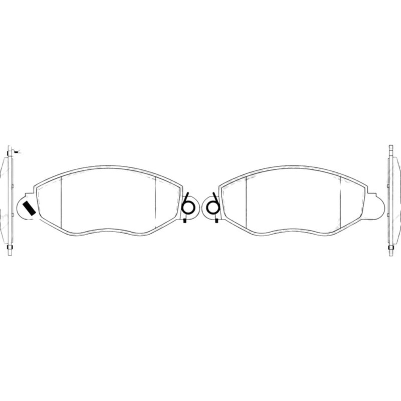 Pastilla Frenos Delantera Ford Transit 2000-2006
